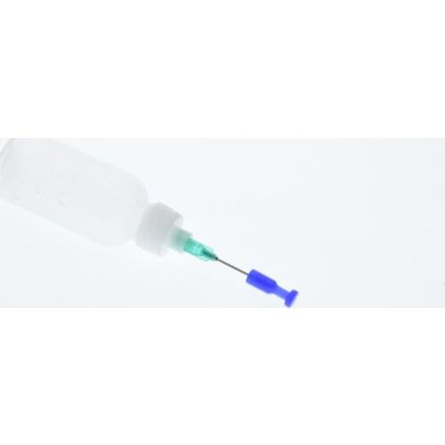 Luer Lock Bottles Needle Tip Plastic Applicator Squeeze 30ml 50ml Blunt Tip 18G and Seal Cover