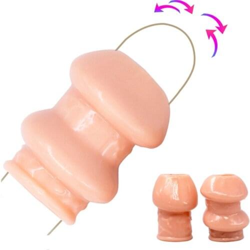 Silicone Foreskin Correction Penis Sleeve Enlargement Extender Penis Ring for Men Delay Ejaculation Prepuce Recover Ring Sex Toy