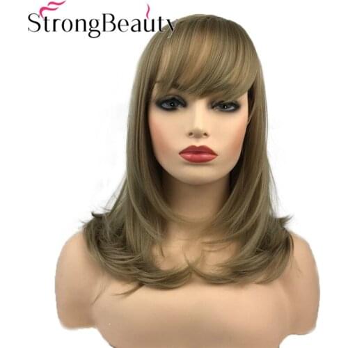 Strong Beauty Womens Wigs Natural Long Straight Hair Synthetic Wig