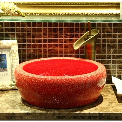 Jingdezhen modern porcelain basin sink