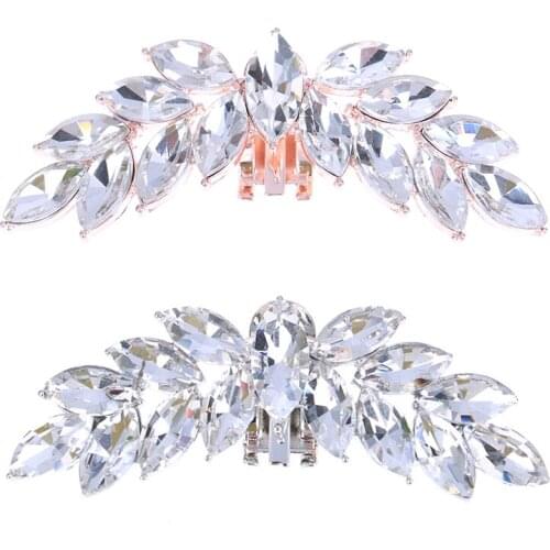 1pcs Rhinestone Shiny Decorative Clips Charm Buckle Women Shoe Clip Wedding Shoes High Heel Women Bride Decoration