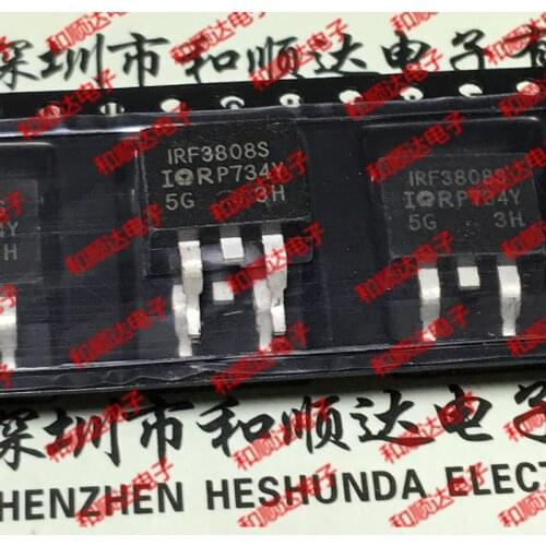10pcs/lot F3808S IRF3808S New Spot TO-263 75V 106A