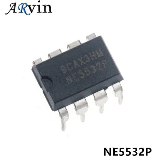 10PCS NE5532P DIP8 NE5532 DIP 5532P DIP-8 new and original IC