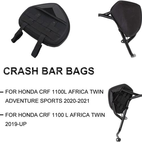 2020 2021 FOR HONDA CRF 1100 L AFRICA TWIN ADVENTURE SPORTS Crash Bar Bags Frame Tool Placement Travel Bag CRF1100L 2019