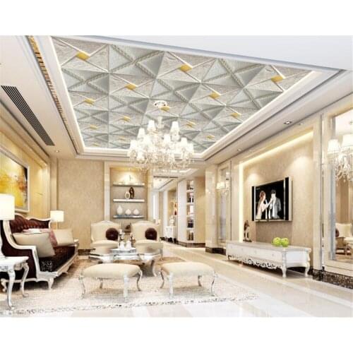 Beibehang Customize any size ceiling wallpaper HD marble relief stereo integrated ceiling plate ceiling murals Photo wallpaper