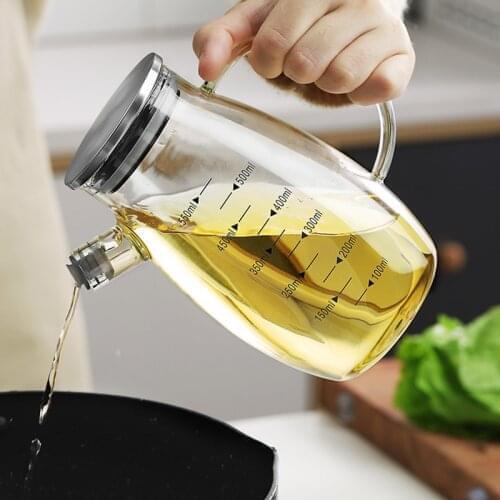 Olive Oil Bottle Liquor Dispenser Cooking Seasoning Bottle Bbq Kitchen Tools Glass Storage Creative Oil Vinegar Kitchen Tools