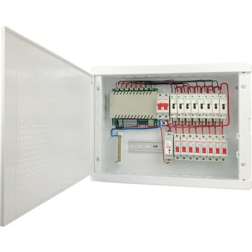 Electric Ethernet Circuit Breaker Distribution Box Unit Board Rack For Cabinet Equipment Smart Home Automation System Module