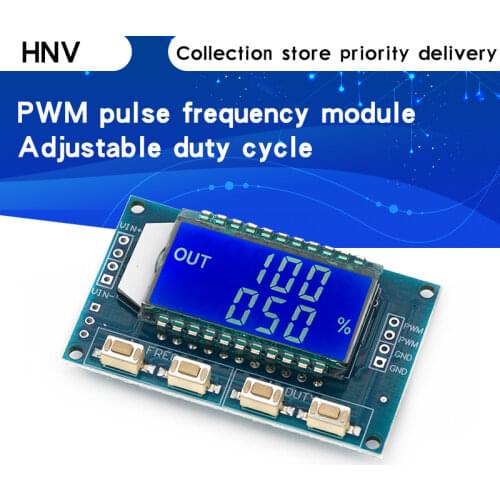Signal Generator PWM Pulse Frequency Duty Cycle Adjustable Module LCD Display 1Hz-150Khz 3.3V-30V PWM Board Module