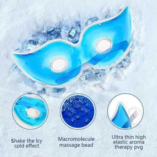 Summer Ice Gel Eye Mask Beauty Sleeping Eye Masks Relieve Eye Patches Remove Dark Eyes Cooling Fatigue Tool Circles Pads J0U1