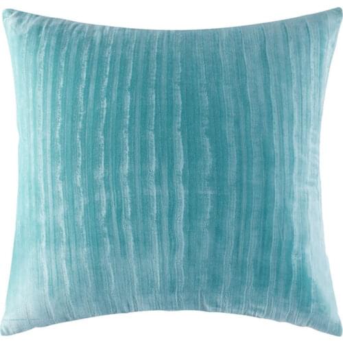 45*45cm Soft Luxury Dutch velvet geometric pleated cushion bolster Covers Solid Home Bedroom Sofa Winter Flannel Pillowcase