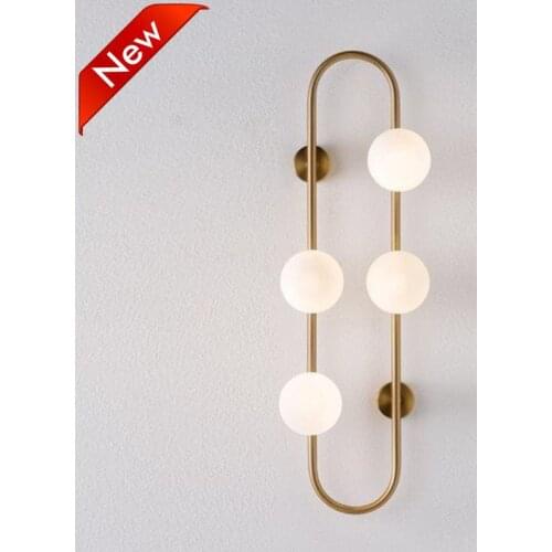 Nordice hanglampen nicho de parede wall lamp crystal dining room aisle corridor cabecero de cama lampara pared