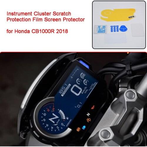 For Honda CB1000R 2018 Motorcycle Instrument Cluster Scratch Protection Film Screen Protector Blu-ray for Honda 2018 CB1000R