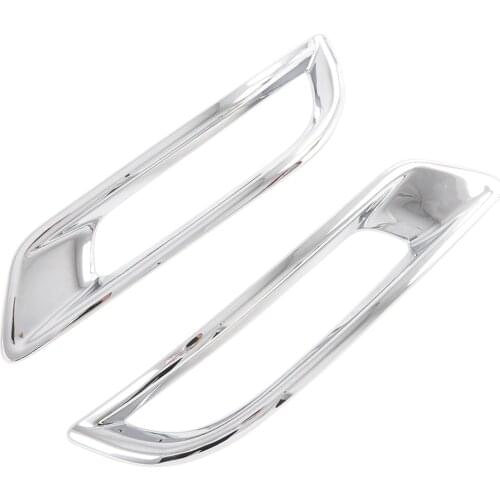 Fit For Honda CRV CR-V 2020 2021 Car Chrome Rear Fog Light Lamp Cover Molding Trim Frame Parts Accessories