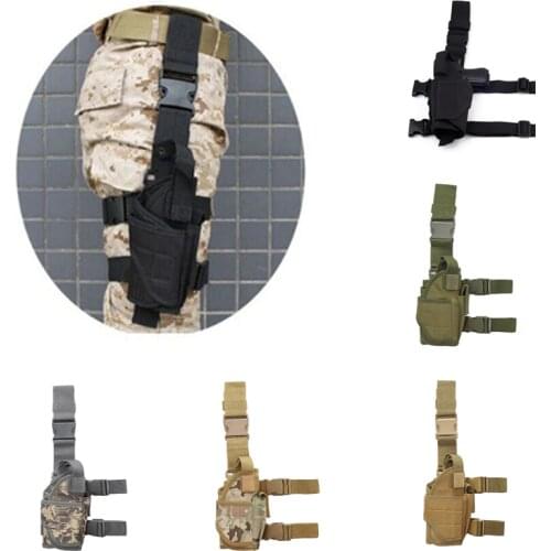 Adjustable Tactical Tornado Leg / Belt Holster Military Shooting Gun Drop Thigh Holster Airsoft Magic Strap Fits All Size Gun