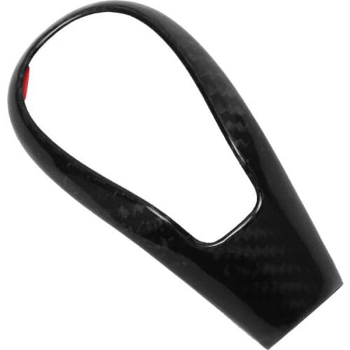 Shift Head Trim Gear Shift Knob Trim Sticker Carbon Fiber Replacement for XC60 S60 V60 V40 S80 2013‑2019 Gear Shift Knob