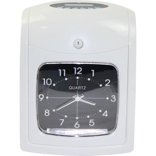 Time Attendance System Clock Recorder Dual color Printing Electronic Employee Time Clock Recorder Attendance Time Card Machine