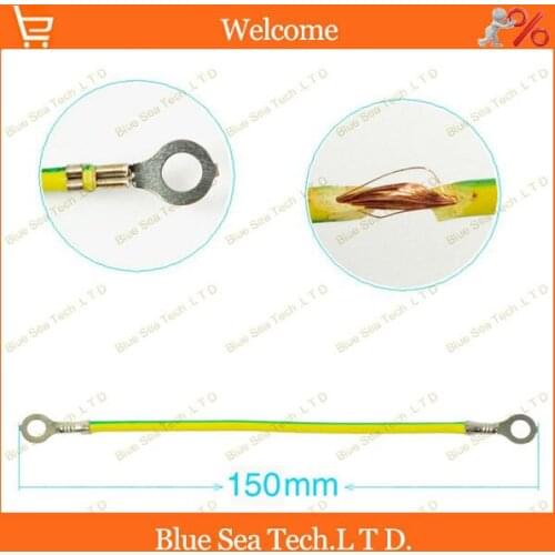 50 pcs O type terminal wire Connector 15cm cable for ground lead,electronic circuit,Auto,Power etc.0.75 sq copper cable