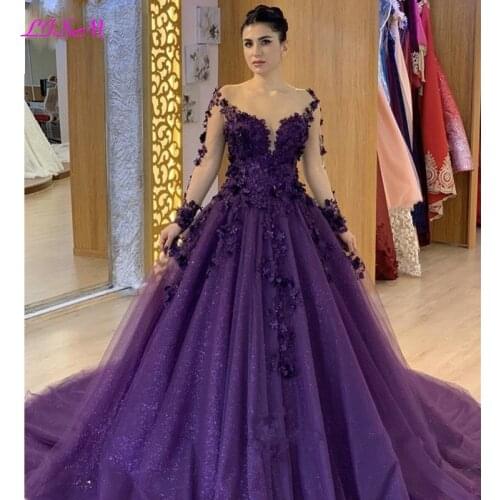 Dark Navy Ball Gown Evening Dresses Sweetheart Bling Off Shoulder Long Formal Dress Customized Women Prom Party Gowns
