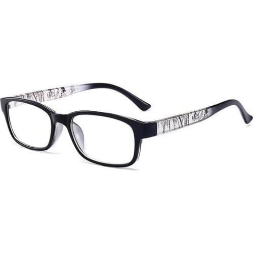 +1.0 +1.5 +2.0 TO +4 Ultralight PC Frame Resin Lens Square Reading Glasses Women Men Comfortable Hyperopia Spectacles Magnifier