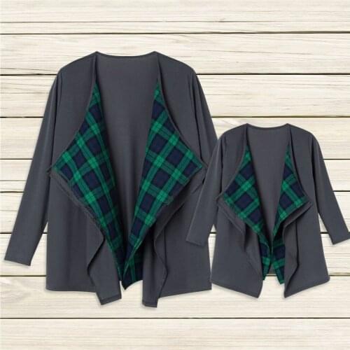 2019 Autumn Long Sleeve Family Outfits mommy and me clothes Mother Daughter Cardigan Sweater Outwear Jacket Fasion