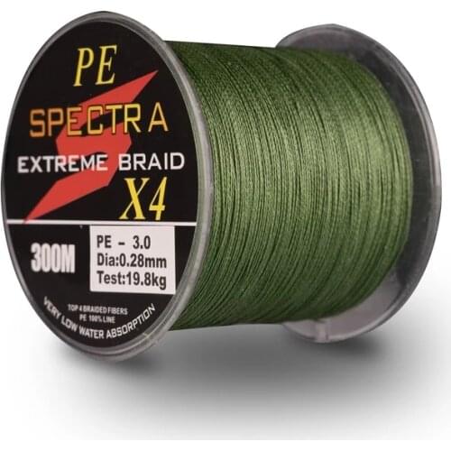 300M PE Braided Wire Multifilament 4 Strands Fishing Line Carp Fishing Japanese Braided Fishing Line For Carp