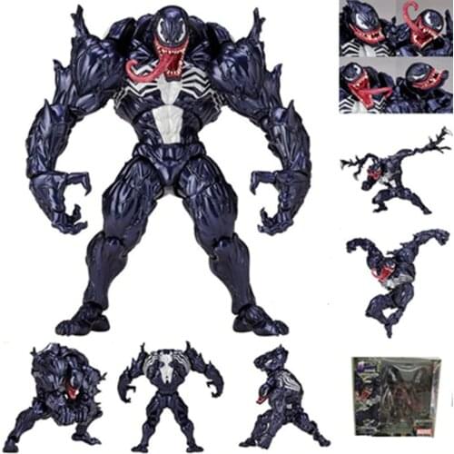2020 NEW Action Figure Marvel Character Venom in Movie The Amazing Spiderman BJD Figure Model Toys 18cm toys for children