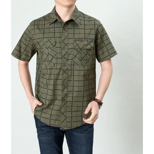 Large Size 5xl Men Outdoor Tactical Shirt Fishing Training Breathable Short Sleeve Hiking Climb Tactical Business Stripe T Shirt