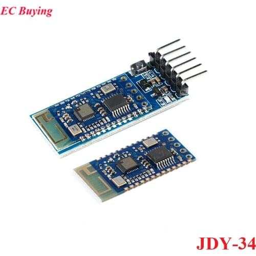 JDY-34 SPP-C 2.4G Host Dual-mode BLE Module 4DB Printer Supports Multi-machine Connection Compatible with HC-05 HC-06