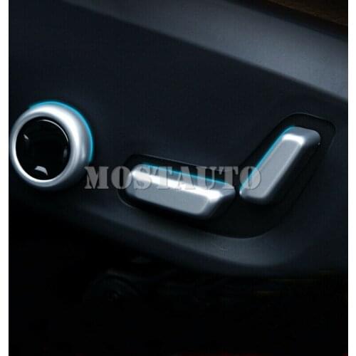 For Volvo XC40 2018-2020 ABS Interior Seat Adjustment Button Cover Trim 6pcs Car Accessories Interior Car Decor Car Trim