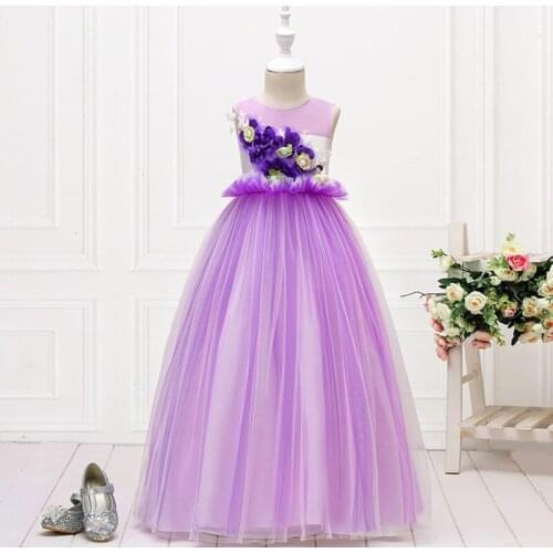 2019 Summertutu Dress For Girls Dresses Kids Clothes Wedding Events Flowergirl Birthday Party Costumes Children Clothing 5y-16y