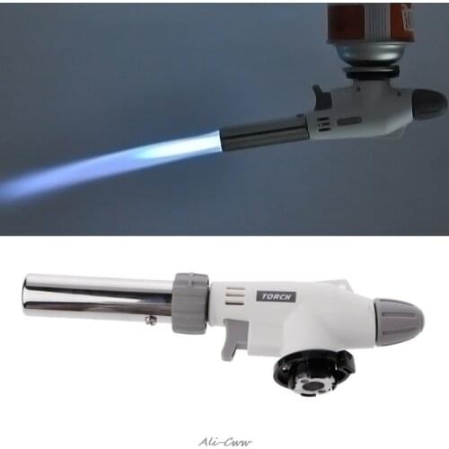 Metal Flame Gas Torch Blow Torch Cooking AutoIgnition Butane Gas Welding-Burner Heating Welding Gas Burner Flame Lighter
