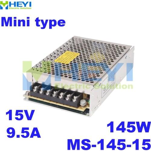 Mini size 145w 15VDC 9.5A single output led power supply switching for Belt cutting machine