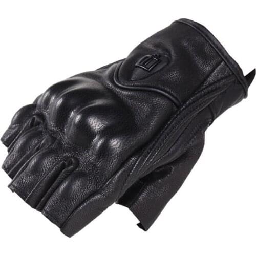 ICON Ebike Escooter Motorcycle Gloves Moto Leather Half and Full Finger Protection Glove Motorbike Cycling Riding Racing Protect