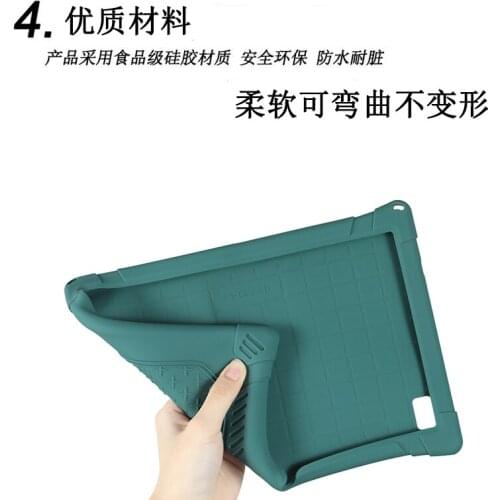 10.1 Inch Soft Silicone Stand Case Cover with Strap For Teclast P20HD\P20 HD Tablet PC Shockproof Back Cover Protective Shell