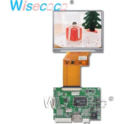 New 3.5" High Luminance 800cd/m² TFT LCD Screen RGB 54PINS 4:3 IPS Display 640x480 with AV External VGA Controller Board
