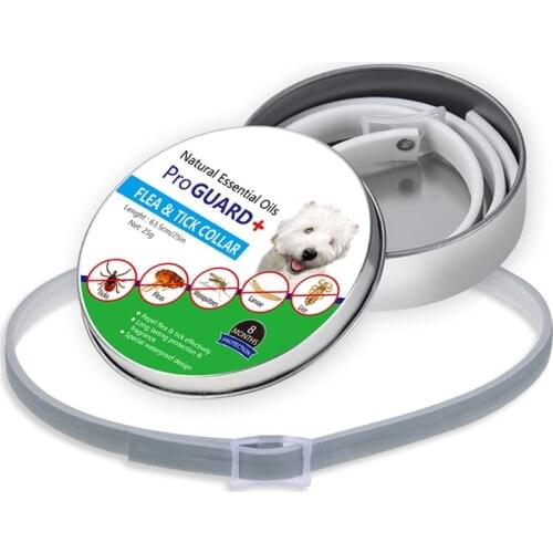 Pet Killing Flea Mosquito Repellent Natural Deworming Essential Oil Dog Pet Collar Healthy Materials Adjustable Anti Insect