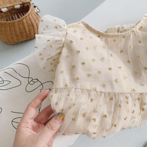 1-7T Toddler Kid Baby Girl Clothes Summer Short Sleeve Mesh Bling Mini Dress Elegant Cute Sweet Party Club Princess Dress