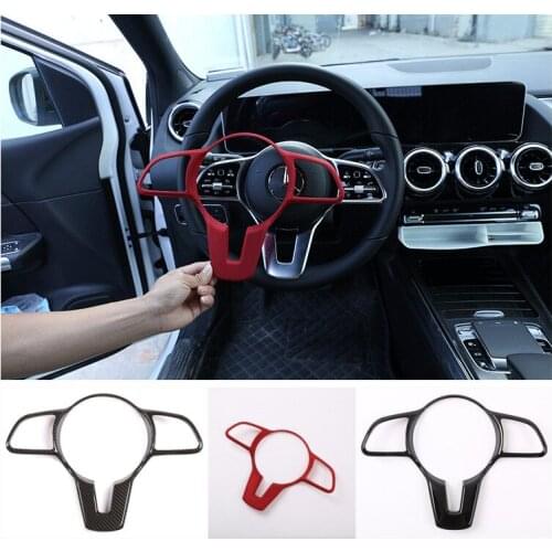 Car Steering Wheel Frame Trim Cover For Mercedes Benz A B C E G class CLA CLS GLC GLE GLS GLB W213 W205 W177 W167 W247 W463 C257