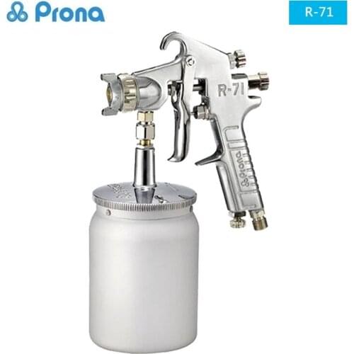 Prona R-71 Profession Spray Gun Paint Sprayers Highly Atomized Wooden Furniture Spray Guns Mini Nozzle Air Painting Gun W71