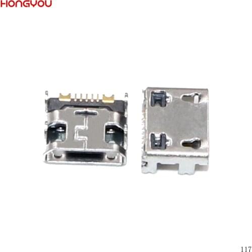 50PCS/Lot Micro Usb Charging Connector Port For Samsung Galaxy I9070 I9050 I699 I727 S6108 S6102 S6532 Charge Dock Socket Jack