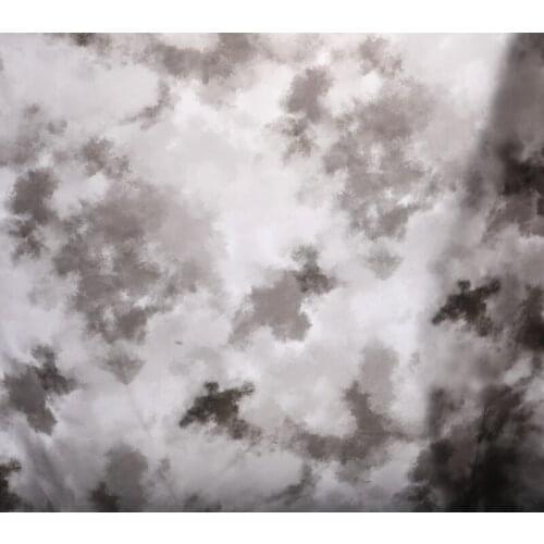 Width 53'' Waterproof Black Grey Marble Creative Perspective TPU Fabric By The Half Yard For Windbreaker Bag Material