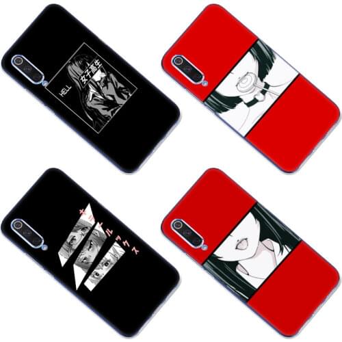 Sad Japanese Anime Aesthetic Silicone Case for Xiaomi Mi POCO X3 NFC M3 F3 Note 10 S 10i 10T 11X Pro 11i 11 Ultra 11 Lite Cover