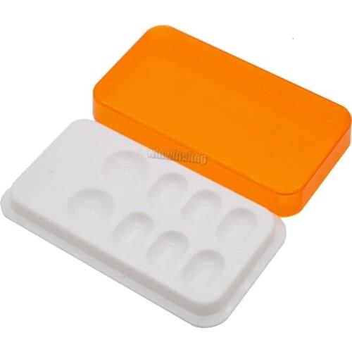 Dental laboratory resin mixed watering moisturizer equipment, 8-slot palette with lid