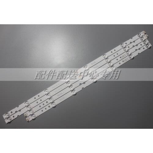 4pcs x LED Backlight for TCL 55F6 55L2 55A460A LVU550NDEL SJ9W02 4C-LB5508-HR03J 55HR330M07B2/08A2 V2