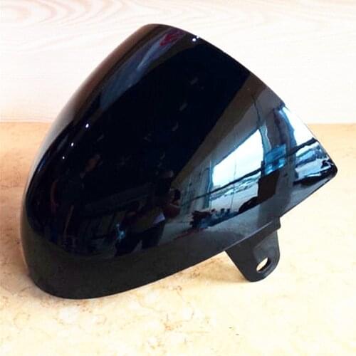 Universal Motorcycle ABS Rear Seat Cowl Cover Cafe Racer Compartment Black