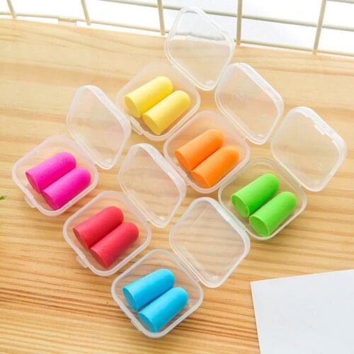 Soft Foam Ear Plugs Sound insulation ear protection Earplugs anti noise sleeping plugs travel soft noise reduction NEW Arrival