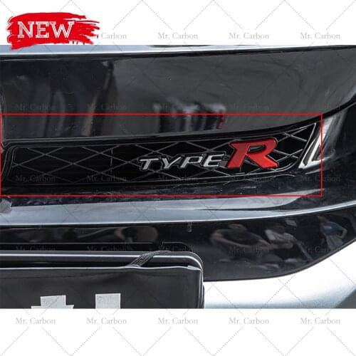 ABS BUMPER AIR INTAKE VENT FOR CIVIC FK7 HATCHBACK TYPE R STYLE FRONT BUMPER AIR DUCT MESH TRIM BODY KIT TUNING PART FOR FK7