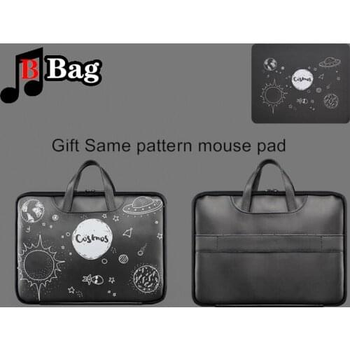 Starry sky Waterproof Laptop Sleeve With Handle For 12"to15.6" Inch Laptop Bag Macbook Notebook Computer Protective Bags Handbag