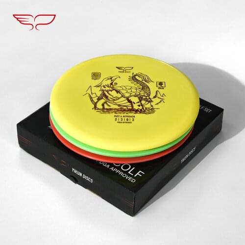 YIKUN Disc Golf Beginner Starter Set DRIVER MID-RANGE PUTT AND APPROACH Disc flying disc