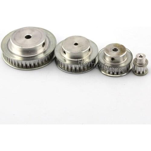 1 PCS ID 5-12 mm Synchronous Belt Pulley Set Aluminum Alloy Pulley Synchronous Belt Model Belt Driving Belt/ Aluminum Gear